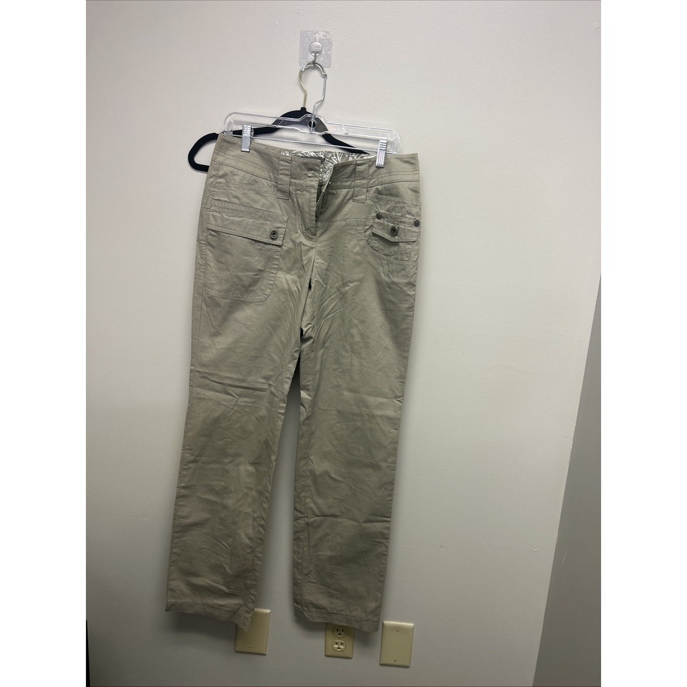 Marc Aurel Khaki Stitch Detail Multi Pockets 12 Pants